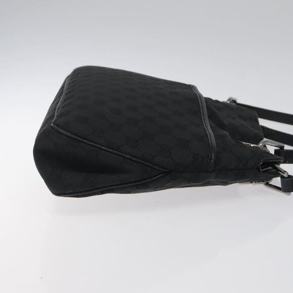 GUCCI GG Canvas Shoulder Bag Black - Picture 4 of 12